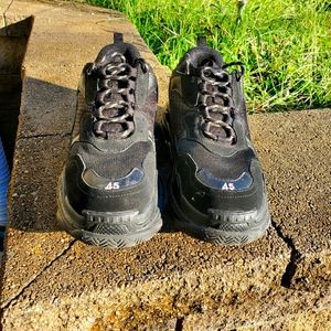 Balenciaga Triple S Black Size 12